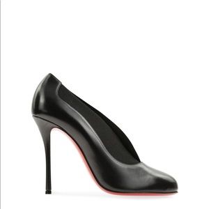 Christian Louboutin Black Toot Couverture Booties